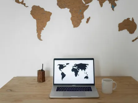 Contact location memphis illustration